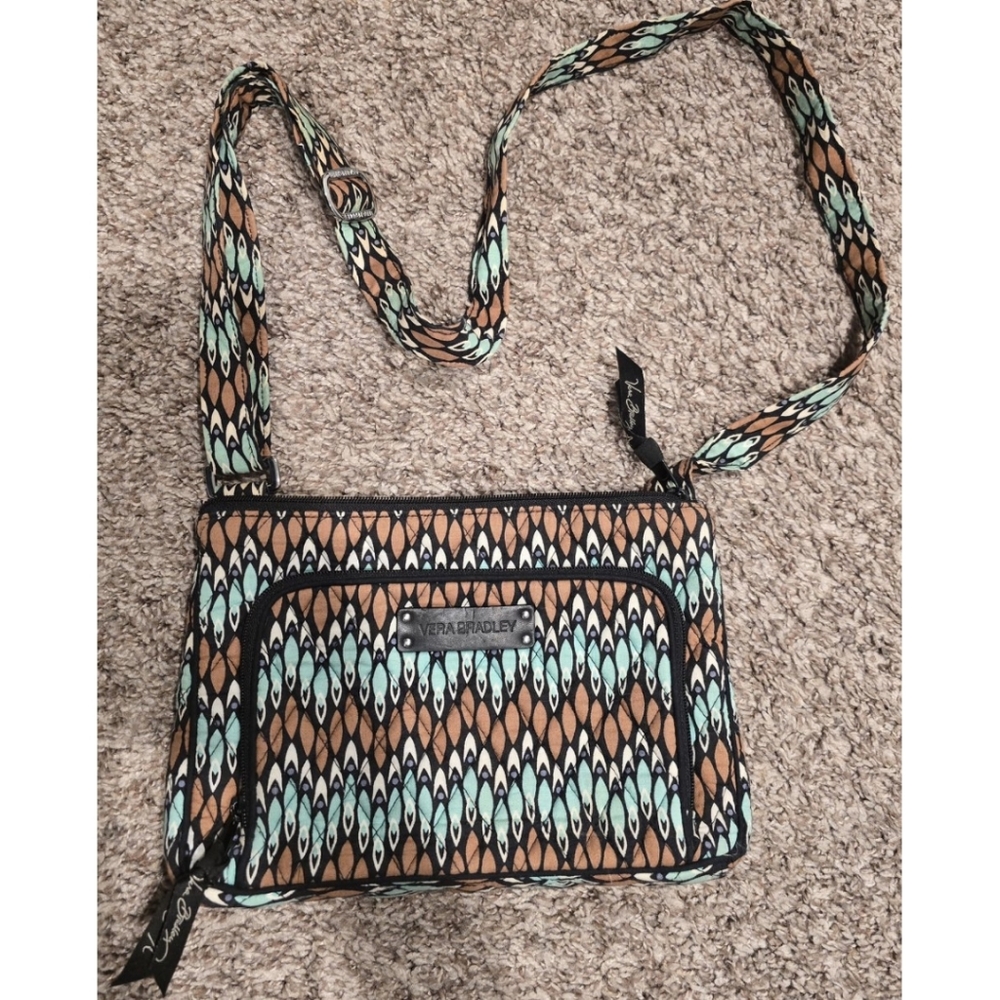 Vera Bradley Crossbody Bag Purse Sierra Stream